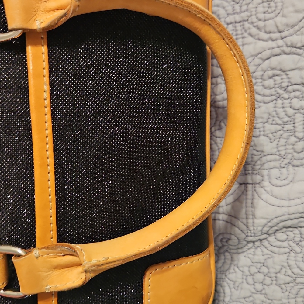 Consuela Black and Tan Tote Bag - Picture 6 of 7